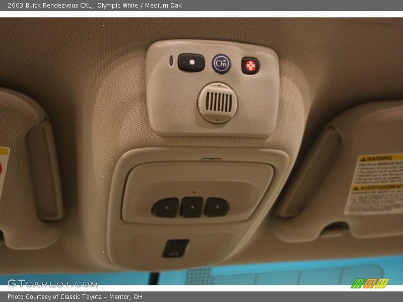 Olympic White / Medium Oak 2003 Buick Rendezvous CXL