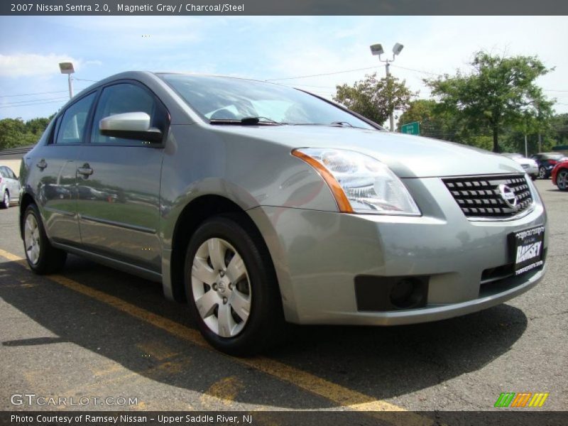 Magnetic Gray / Charcoal/Steel 2007 Nissan Sentra 2.0