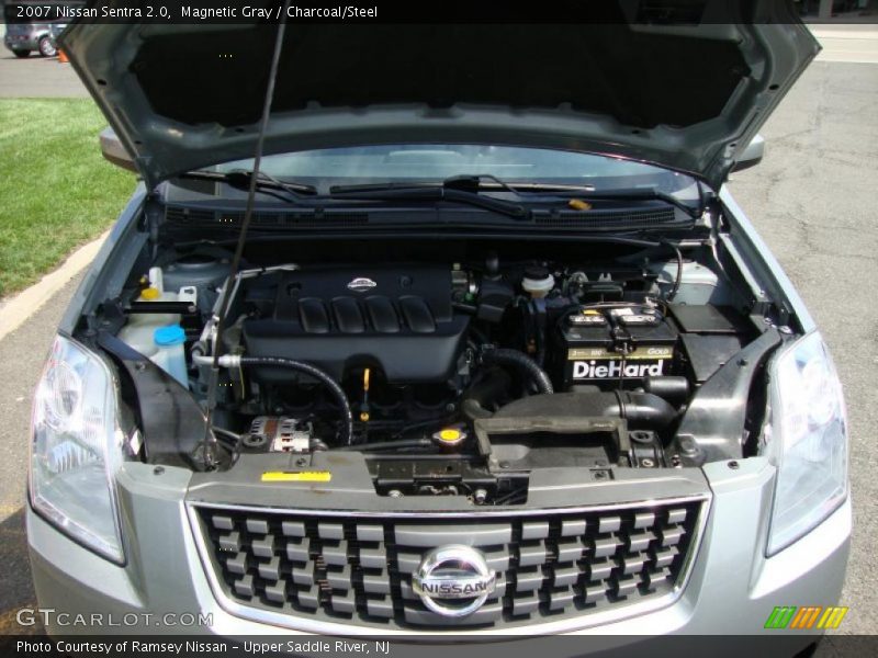 Magnetic Gray / Charcoal/Steel 2007 Nissan Sentra 2.0
