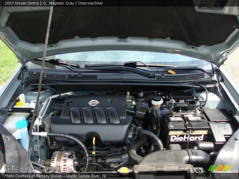Magnetic Gray / Charcoal/Steel 2007 Nissan Sentra 2.0