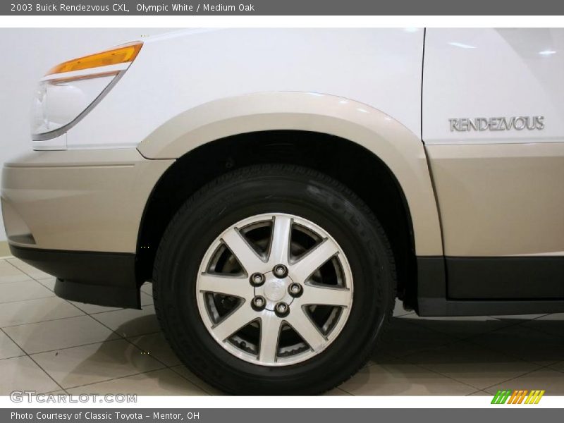 Olympic White / Medium Oak 2003 Buick Rendezvous CXL