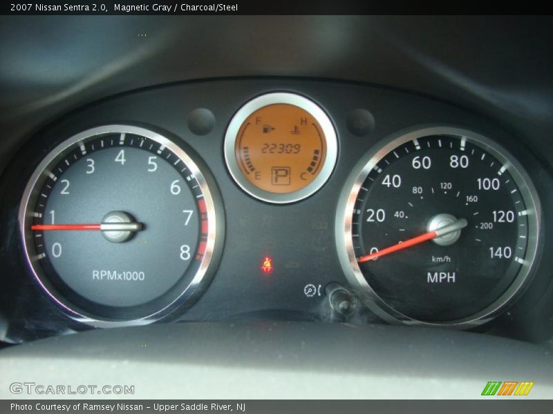 Magnetic Gray / Charcoal/Steel 2007 Nissan Sentra 2.0