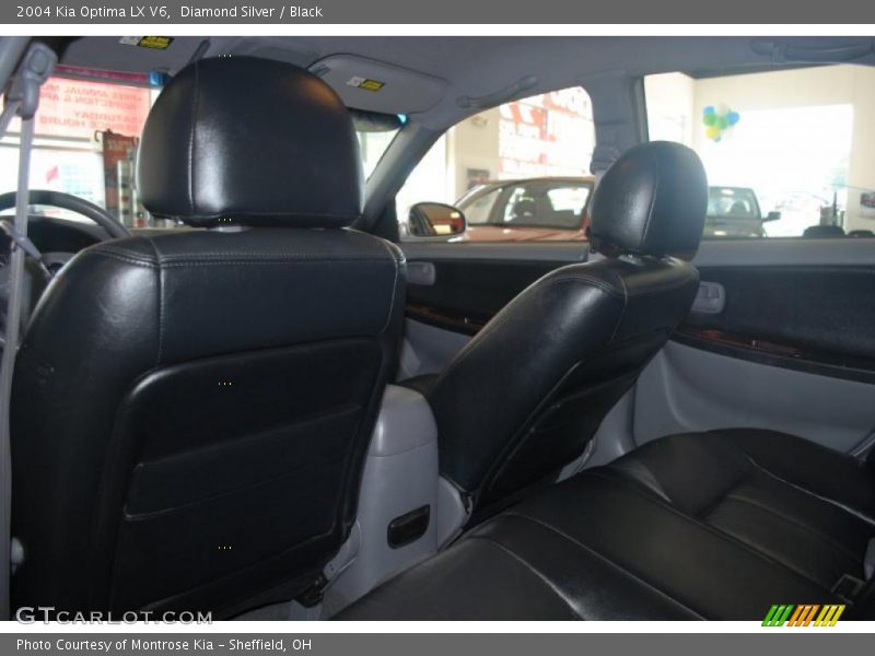 Diamond Silver / Black 2004 Kia Optima LX V6