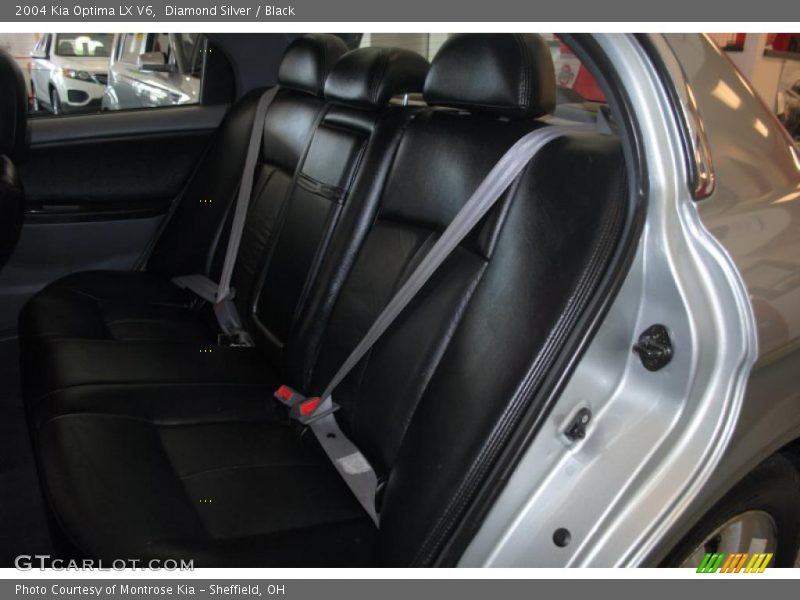 Diamond Silver / Black 2004 Kia Optima LX V6