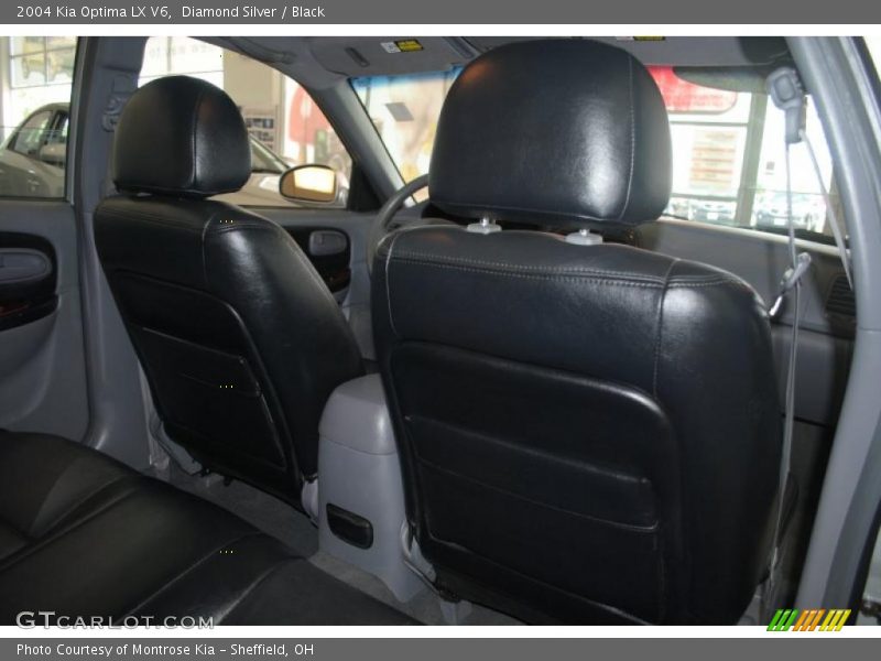 Diamond Silver / Black 2004 Kia Optima LX V6
