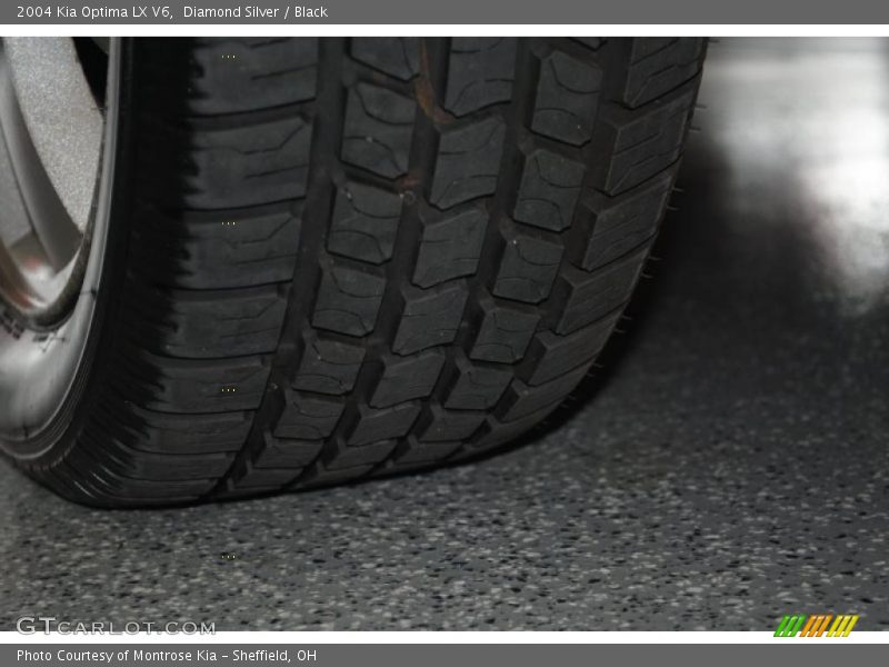 Diamond Silver / Black 2004 Kia Optima LX V6
