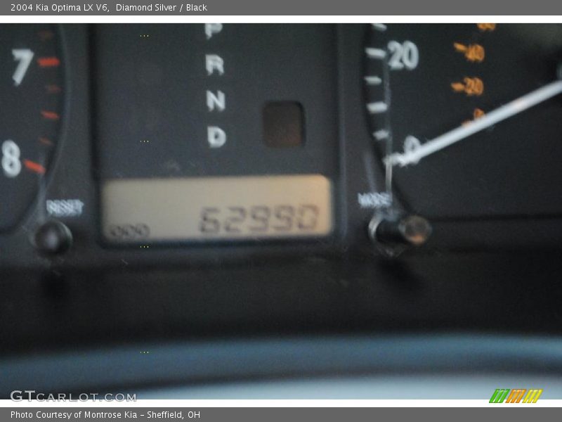 Diamond Silver / Black 2004 Kia Optima LX V6