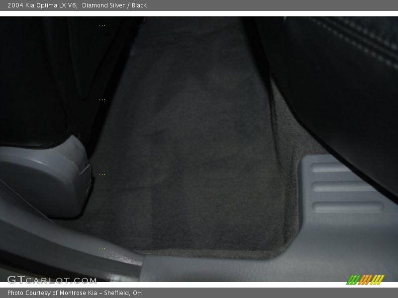 Diamond Silver / Black 2004 Kia Optima LX V6