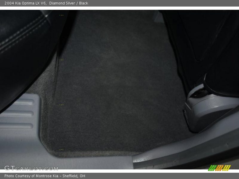 Diamond Silver / Black 2004 Kia Optima LX V6