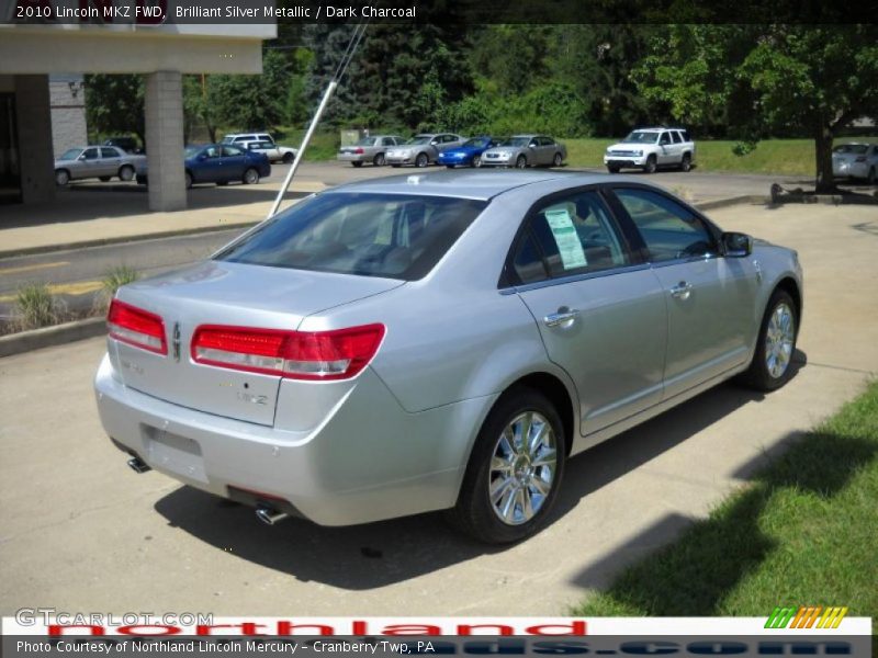 Brilliant Silver Metallic / Dark Charcoal 2010 Lincoln MKZ FWD