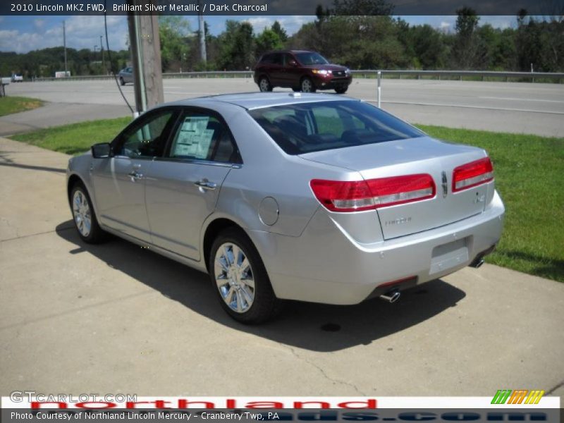 Brilliant Silver Metallic / Dark Charcoal 2010 Lincoln MKZ FWD