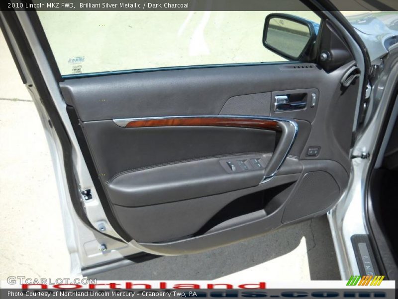 Brilliant Silver Metallic / Dark Charcoal 2010 Lincoln MKZ FWD