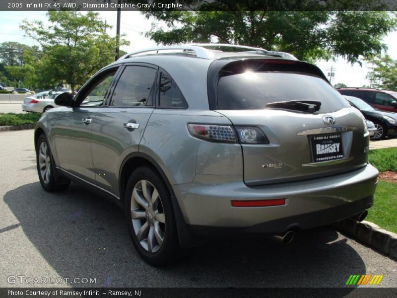 Diamond Graphite Gray / Graphite 2005 Infiniti FX 45 AWD