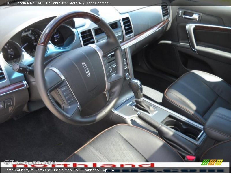 Brilliant Silver Metallic / Dark Charcoal 2010 Lincoln MKZ FWD