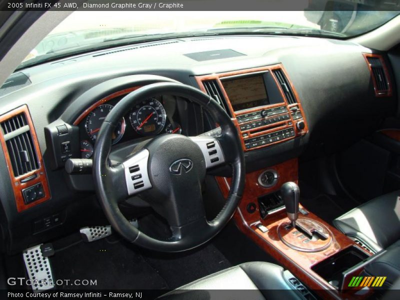 Diamond Graphite Gray / Graphite 2005 Infiniti FX 45 AWD
