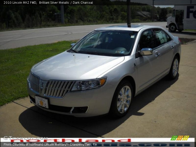 Brilliant Silver Metallic / Dark Charcoal 2010 Lincoln MKZ FWD