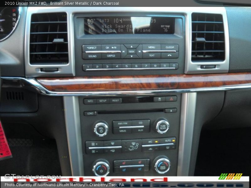 Brilliant Silver Metallic / Dark Charcoal 2010 Lincoln MKZ FWD
