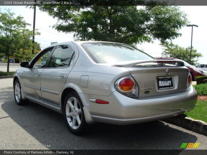 Sheer Silver / Black 2003 Nissan Maxima SE