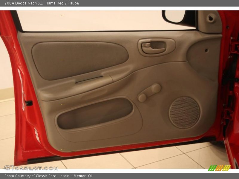 Flame Red / Taupe 2004 Dodge Neon SE