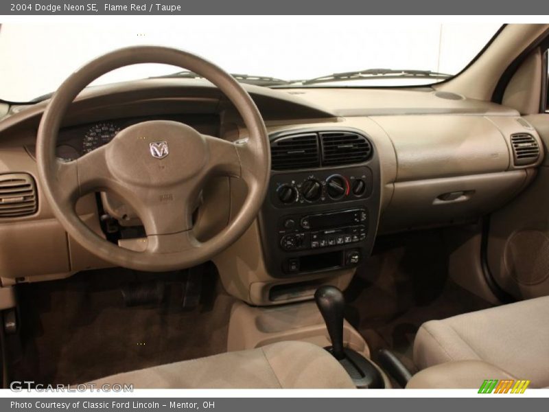 Flame Red / Taupe 2004 Dodge Neon SE