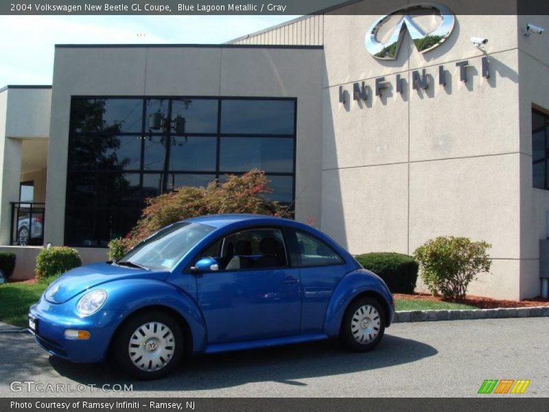 Blue Lagoon Metallic / Gray 2004 Volkswagen New Beetle GL Coupe