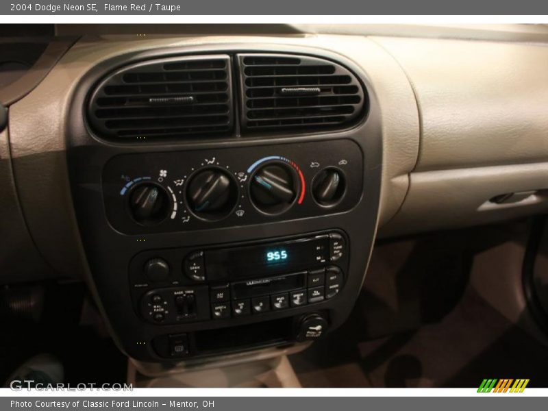 Flame Red / Taupe 2004 Dodge Neon SE