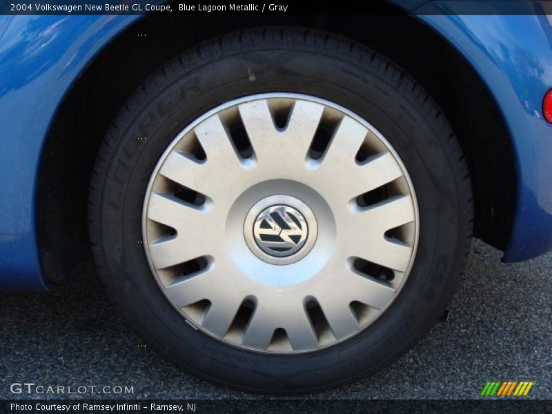 Blue Lagoon Metallic / Gray 2004 Volkswagen New Beetle GL Coupe