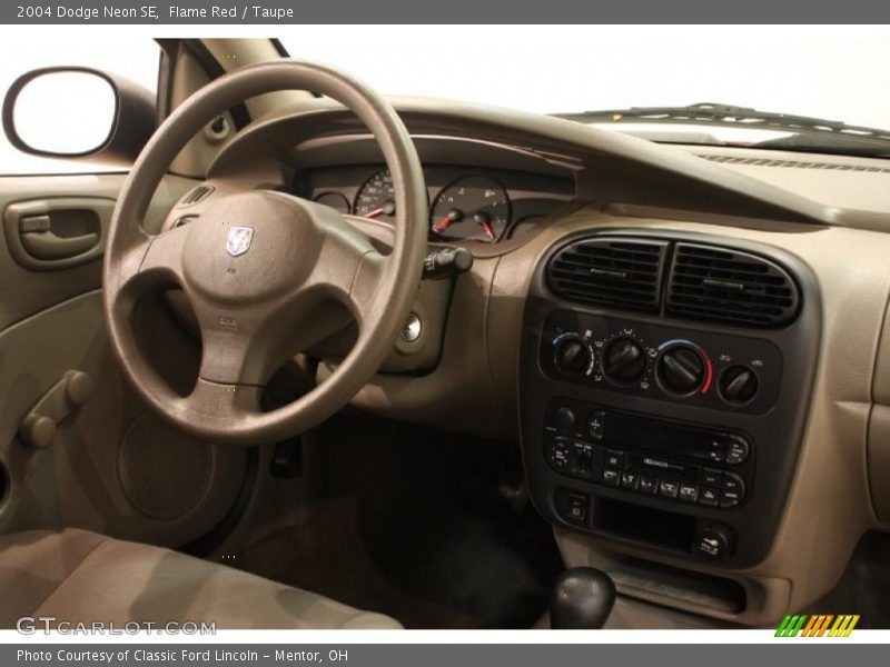 Flame Red / Taupe 2004 Dodge Neon SE