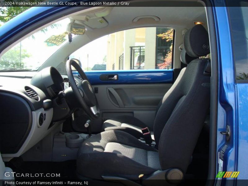 Blue Lagoon Metallic / Gray 2004 Volkswagen New Beetle GL Coupe