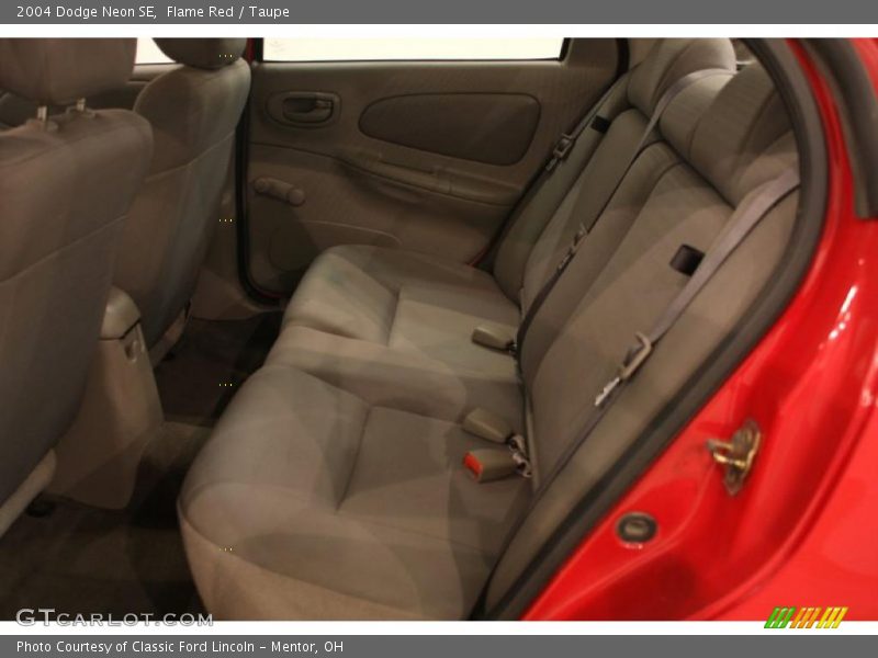 Flame Red / Taupe 2004 Dodge Neon SE