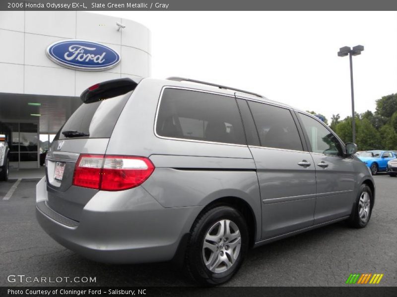Slate Green Metallic / Gray 2006 Honda Odyssey EX-L