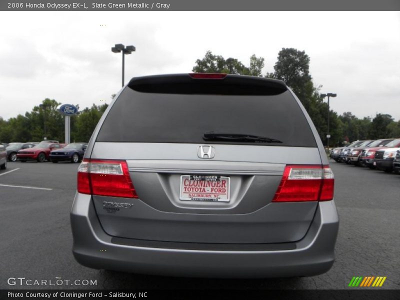Slate Green Metallic / Gray 2006 Honda Odyssey EX-L