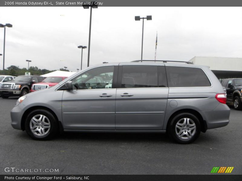 Slate Green Metallic / Gray 2006 Honda Odyssey EX-L
