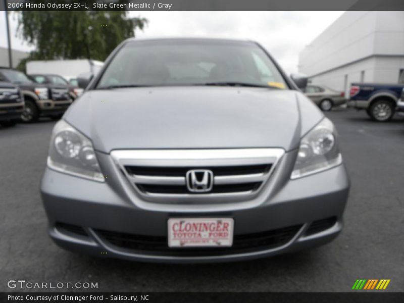 Slate Green Metallic / Gray 2006 Honda Odyssey EX-L