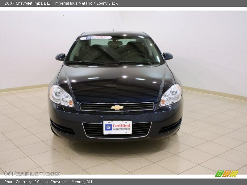 Imperial Blue Metallic / Ebony Black 2007 Chevrolet Impala LS