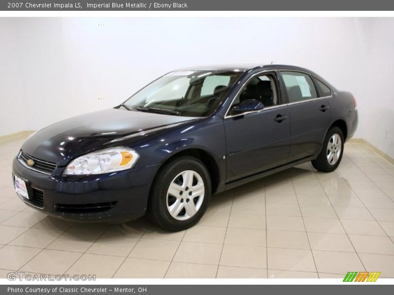 Imperial Blue Metallic / Ebony Black 2007 Chevrolet Impala LS