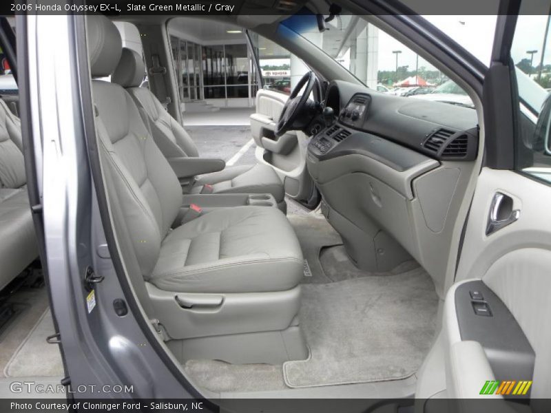 Slate Green Metallic / Gray 2006 Honda Odyssey EX-L