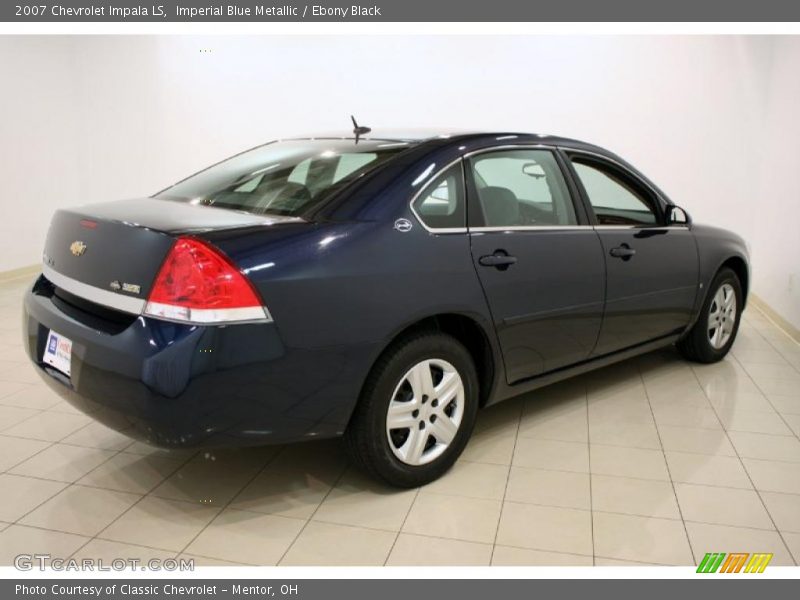 Imperial Blue Metallic / Ebony Black 2007 Chevrolet Impala LS