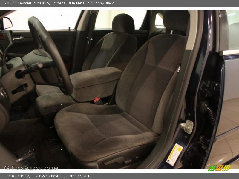 Imperial Blue Metallic / Ebony Black 2007 Chevrolet Impala LS