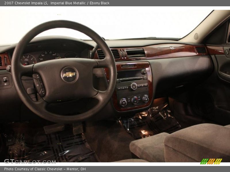 Imperial Blue Metallic / Ebony Black 2007 Chevrolet Impala LS