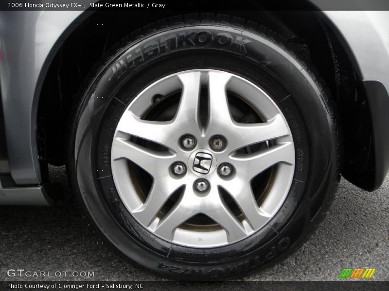 Slate Green Metallic / Gray 2006 Honda Odyssey EX-L
