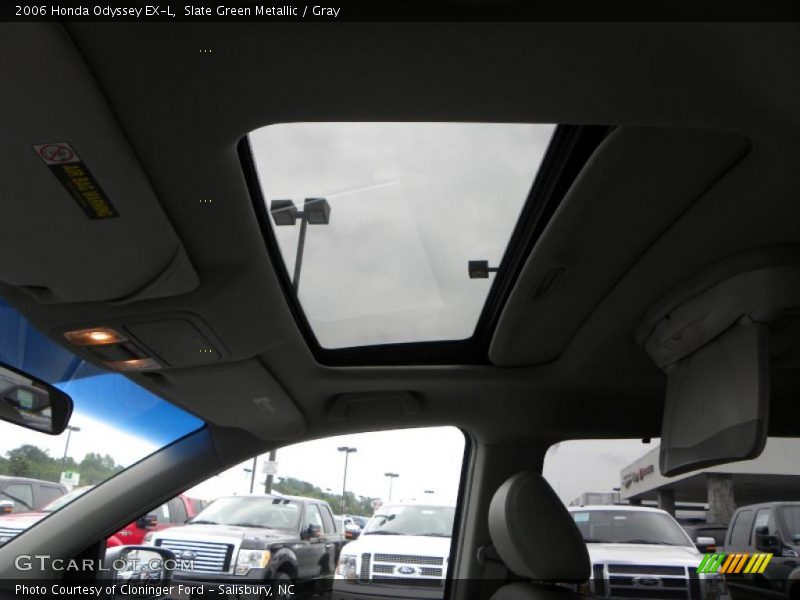 Slate Green Metallic / Gray 2006 Honda Odyssey EX-L