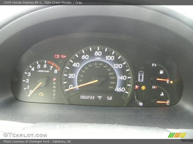 Slate Green Metallic / Gray 2006 Honda Odyssey EX-L