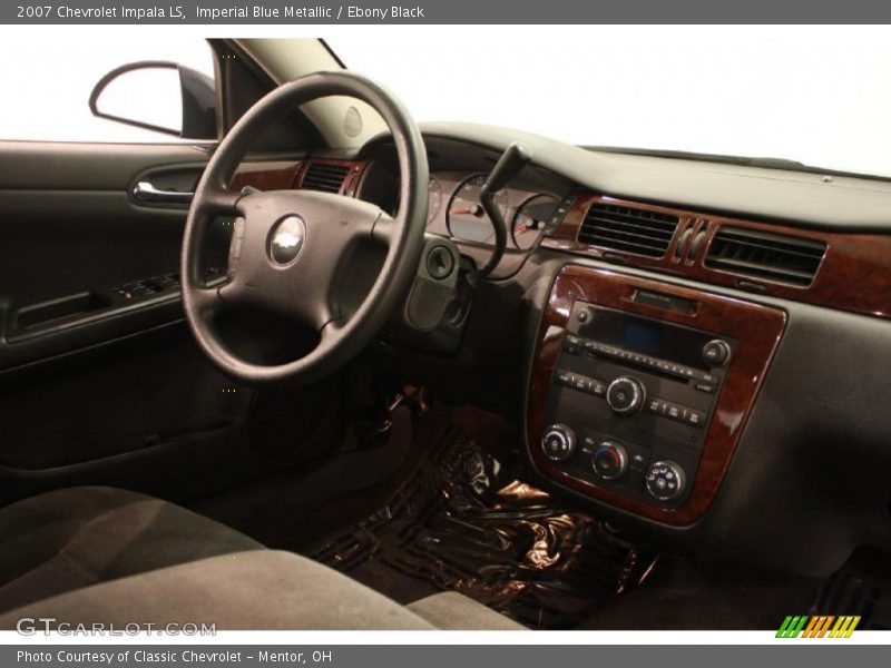 Imperial Blue Metallic / Ebony Black 2007 Chevrolet Impala LS