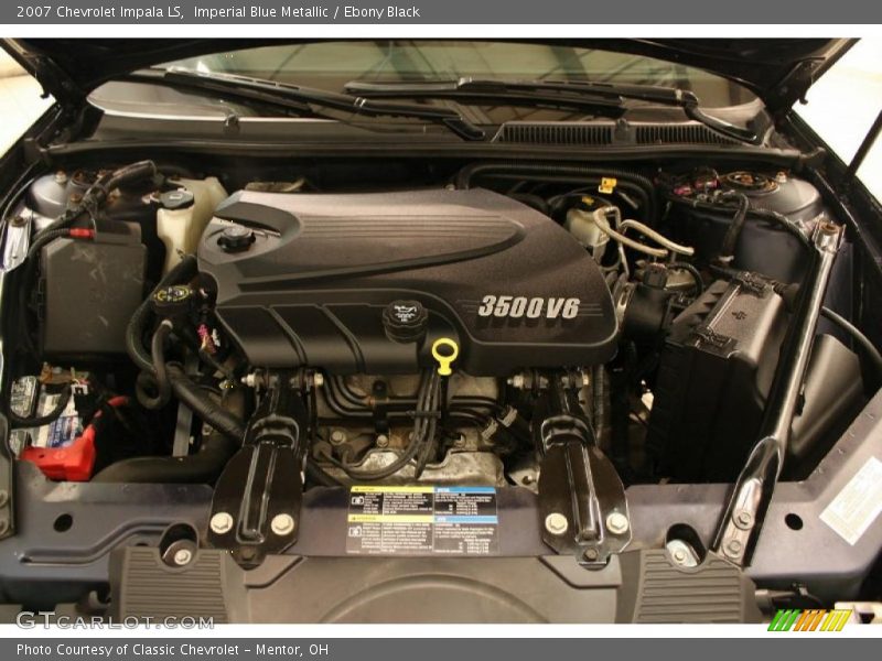 Imperial Blue Metallic / Ebony Black 2007 Chevrolet Impala LS