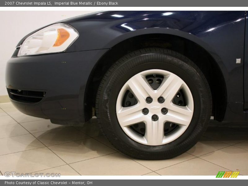 Imperial Blue Metallic / Ebony Black 2007 Chevrolet Impala LS