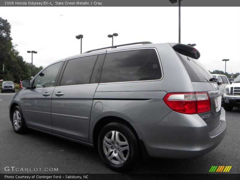 Slate Green Metallic / Gray 2006 Honda Odyssey EX-L