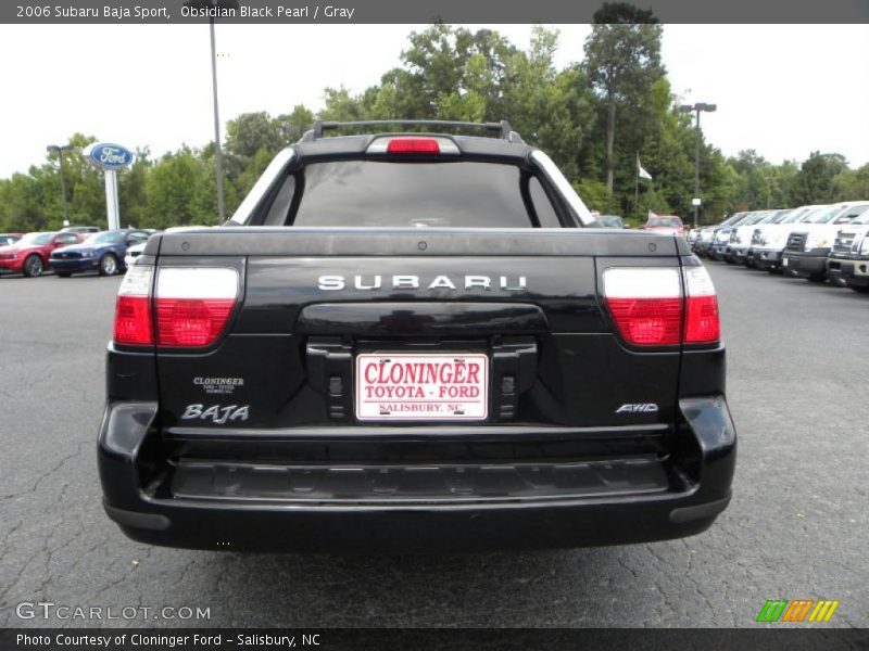 Obsidian Black Pearl / Gray 2006 Subaru Baja Sport