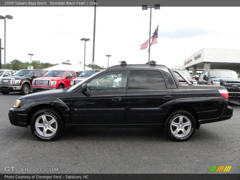 Obsidian Black Pearl / Gray 2006 Subaru Baja Sport