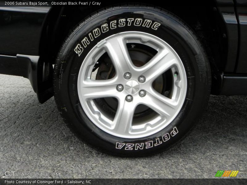 Obsidian Black Pearl / Gray 2006 Subaru Baja Sport